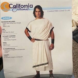 California Costumes Men’s Deluxe Classic Toga Halloween Costume